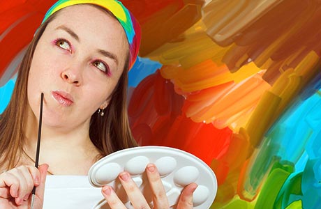 Artist Will water colors or conte crayon work best for iPhone users in Iceland?